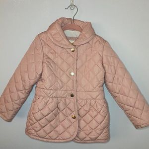 Quilted pink jacket